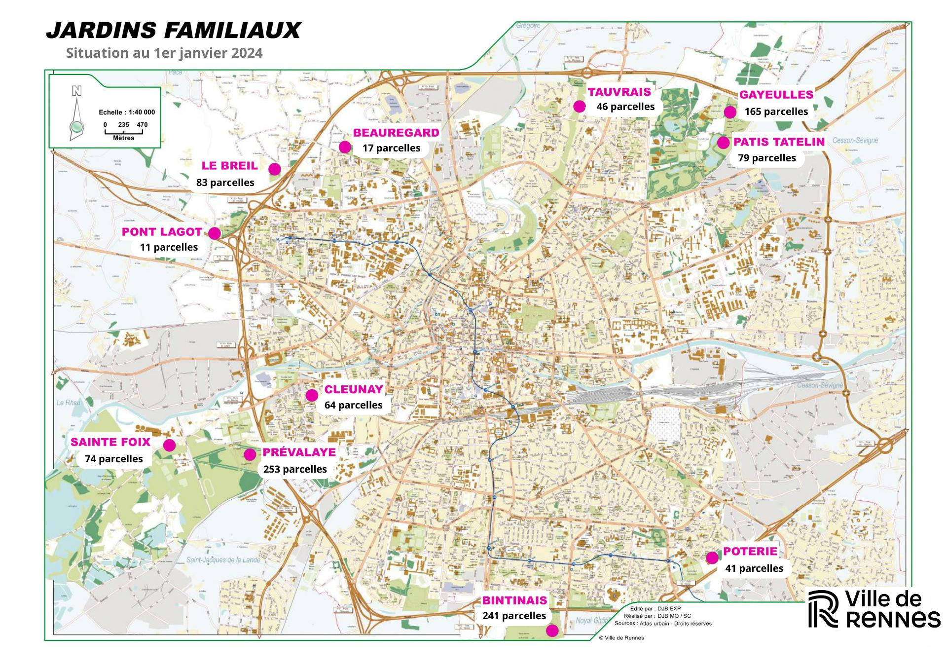 Carte jardins familiaux 2024