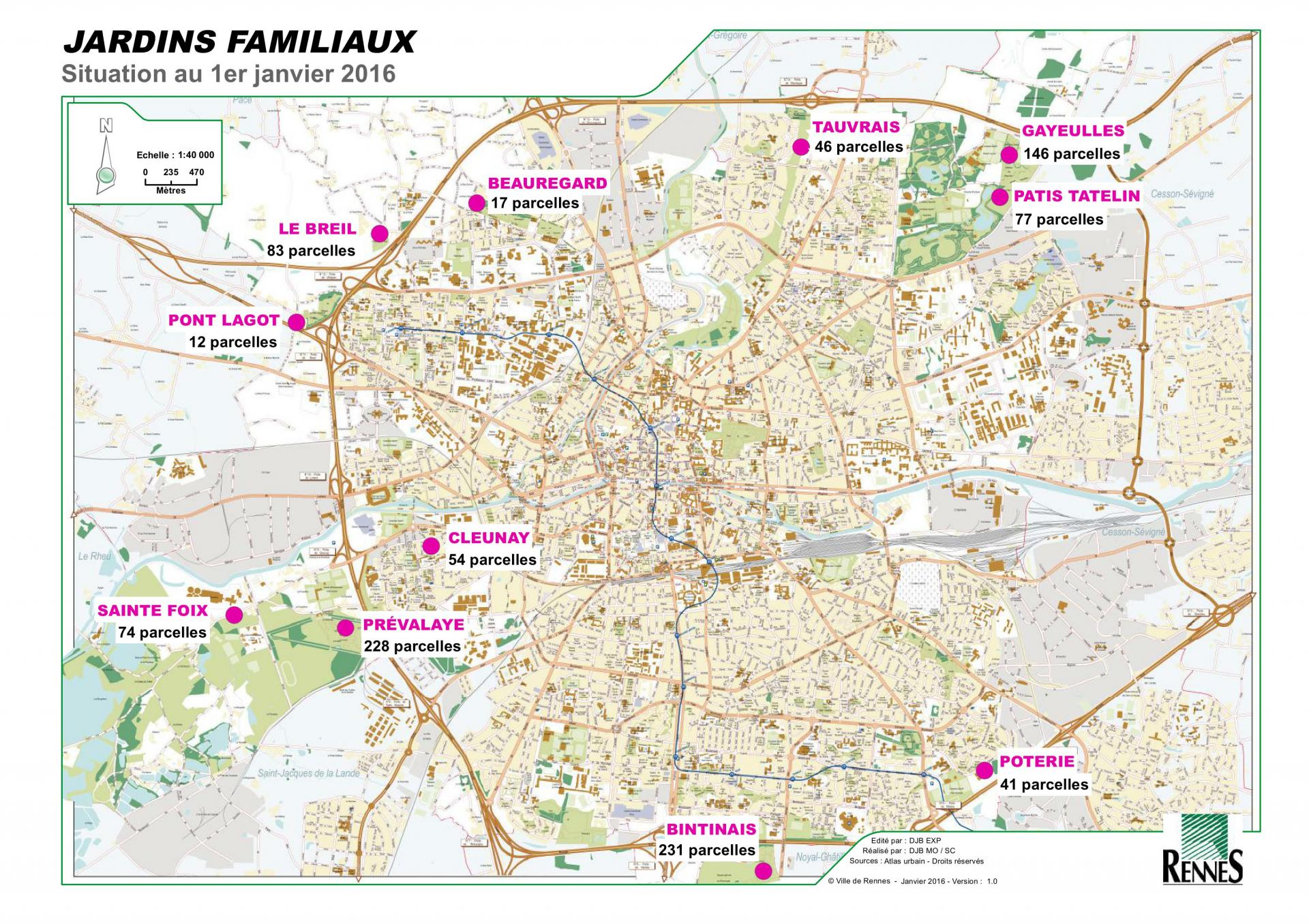 jardins familiaux à Rennes